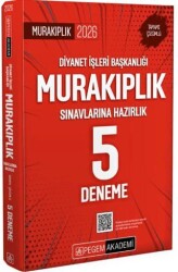 2026 Diyanet İşleri Başkanlığı Murakıplık Sınavlarına Hazırlık Tamamı Çözümlü 5 Deneme - Pegem Akademi Yayıncılık
