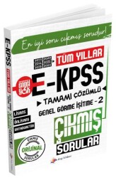 2026 E-KPSS Genel Görme İşitme - 2 Çıkmış Sorular Tüm Yıllar Çözümlü - Dizgi Kitap
