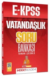 2026 E-KPSS Vatandaşlık Soru Bankası Çözümlü - İndeks Akademi Yayıncılık
