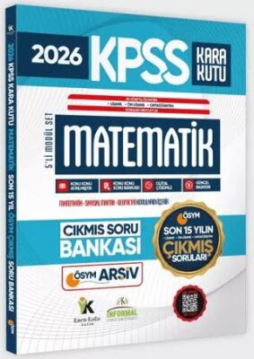 2026 FULLKPSS Lisans -Önlisans-Ortaöğretim Matematik Kara Kutu ÖSYM Çıkmış Soru Bankası Son 15 Yıl - 1