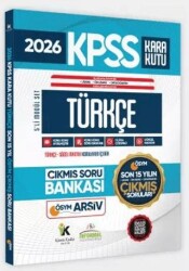 2026 FULLKPSS Lisans-Önlisans-Ortaöğretim Türkçe’nin Kara Kutusu ÖSYM Çıkmış Soru Bankası Son 15 Yıl - Karakutu Yayın
