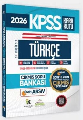 2026 FULLKPSS Lisans-Önlisans-Ortaöğretim Türkçe’nin Kara Kutusu ÖSYM Çıkmış Soru Bankası Son 15 Yıl - 1