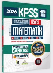 2026 FULLLisans KPSS Lisans Matematik Kara Kutu ÖSYM Çıkmış Soru Bankası Son 15 Yıl - Karakutu Yayın