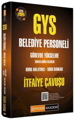2026 GYS Belediye Personeli Görevde Yükselme Sınavlarına Hazırlık Konu Anlatımlı Soru Bankası İtfaiy - 1