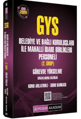 2026 GYS Belediye ve Bağlı Kuruluşları ile Mahalli İdare Birlikleri Personeli 2.Grup Görevde Yükse - 1