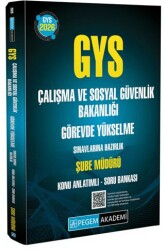 2026 GYS Çalışma ve Sosyal Güvenlik Bakanlığı Görevde Yükselme Sınavlarına Hazırlık Şube Müdürü Konu - Pegem Akademi Yayıncılık