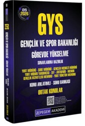 2026 GYS Gençlik ve Spor Bakanlığı Görevde Yükselme Sınavlarına Hazırlık Konu Anlatımlı Soru Bankası - Pegem Akademi Yayıncılık