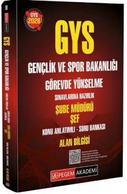 2026 GYS Gençlik ve Spor Bakanlığı Görevde Yükselme Sınavlarına Hazırlık Şube Müdürü Şef Konu Anlatı - 1