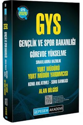 2026 GYS Gençlik ve Spor Bakanlığı Görevde Yükselme Sınavlarına Hazırlık Yurt Müdürü Yurt Müdür Yard - 1