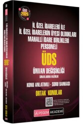 2026 GYS İl Özel İdareleri ile İl Özel İdarelerin Üyesi Oldukları Mahalli İdare Birlikleri Personeli - Pegem Akademi Yayıncılık