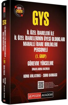 2026 GYS İl Özel İdareleri ile İl Özel İdarelerinin Üyesi Oldukları Mahalli İdare Birlikleri Persone - 1