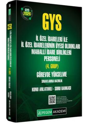 2026 GYS İl Özel İdareleri ile İl Özel İdarelerinin Üyesi Oldukları Mahalli İdare Birlikleri Persone - 1