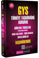 2026 GYS Türkiye Taşkömürü Kurumu Görevde Yükselme Sınavlarına Hazırlık Konu Anlatımlı Soru Bankası - Pegem Akademi Yayıncılık