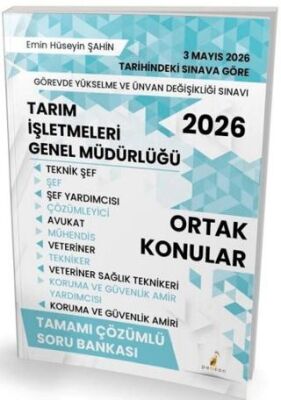 2026 GYS ÜDS Tarım İşletmeleri Genel Müdürlüğü Ortak Konular Soru Bankası Çözümlü Görevde Yükselme Ü - 1