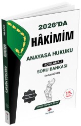 2026 Hakimlik Hakimim Anayasa Hukuku Soru Bankası - Dizgi Kitap