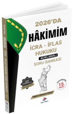 2026 Hakimlik Hakimim İcra İflas Hukuku Soru Bankası - 1