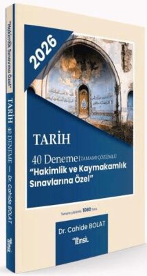 2026 Hakimlik Kaymakamlık Tarih 40 Deneme Çözümlü - 1
