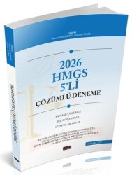 2026 HMGS 5`li Çözümlü Deneme Sınavı - Savaş Yayınevi