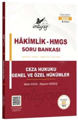 2026 HMGS Hakimlik Ceza Hukuku Genel ve Özel Hükümler Soru Bankası - 1