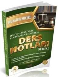 2026 HMGS Hakimlik HUKAL Avukatlık Hukuku Ders Notları - Savaş Yayınevi