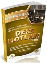 2026 HMGS Hakimlik HUKAL Ceza Hukuku Genel Hükümler Ders Notları - Savaş Yayınevi