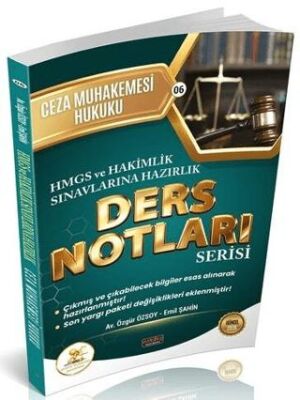 2026 HMGS Hakimlik HUKAL Ceza Muhakemesi Hukuku Ders Notları - 1