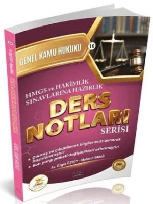 2026 HMGS Hakimlik HUKAL Genel Kamu Hukuku Ders Notları - 1