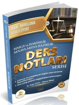 2026 HMGS Hakimlik HUKAL İdari Yargılama Usulü Ders Notları - 1