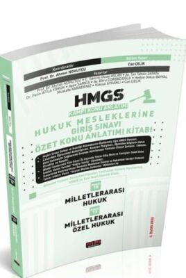 2026 HMGS Milletlerarası Hukuk Milletlerarası Özel Hukuk Özet Konu Anlatımı - 1