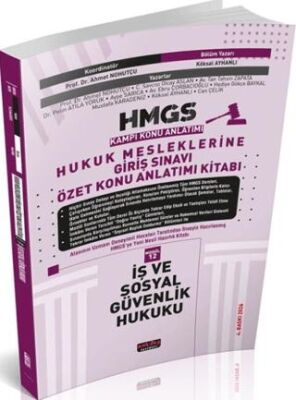 2026 HMGS Özet İş ve Sosyal Güvenlik Hukuku Konu Anlatımı - 1