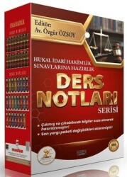 2026 HUKAL İdari Hakimlik Ders Notları Seti - Savaş Yayınevi