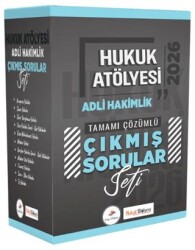 2026 Hukuk Atölyesi Adli Hakimlik Tamamı Çözümlü Orijinal Çıkmış Sorular Seti - Dizgi Kitap