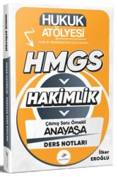 2026 Hukuk Atölyesi Hakimlik HMGS Hukuk Mesleklerine Giriş Sınavı Çıkmış Soru Örnekli Anayasa Hukuku - Dizgi Kitap