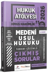 2026 Hukuk Atölyesi Hakimlik HMGS Hukuk Mesleklerine Giriş Sınavı Medeni Usul Hukuku Tamamı Çözümlü - Dizgi Kitap