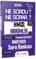 2026 Hukuk Atölyesi HMGS Hakimlik Anayasa Ne Sordu Ne Sorar Soru Bankası - Dizgi Kitap