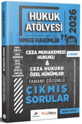 2026 Hukuk Atölyesi HMGS Hakimlik Ceza Muhakemesi Hukuku, Ceza Hukuku Özel Hükümler Çıkmış Sorular Ç - Dizgi Kitap