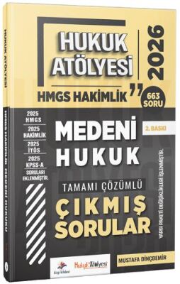 2026 Hukuk Atölyesi HMGS Hakimlik Medeni Hukuk Çıkmış Sorular Çözümlü - 1