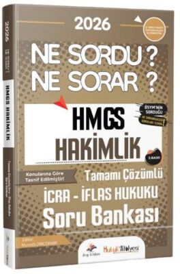 2026 Hukuk Atölyesi HMGS Hakimlik Ne Sordu Ne Sorar İcra İflas Hukuku Tamamı Çözümlü Soru Bankası - 1