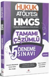 2026 Hukuk Atölyesi HMGS Hukuk Mesleklerine Giriş Sınavı Tamamı Çözümlü 5 Deneme Sınavı - Dizgi Kitap
