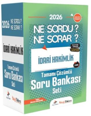 2026 Hukuk Atölyesi İdari Hakimlik Ne Sordu Ne Sorar Tamamı Çözümlü Soru Bankası Seti - 1