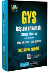 2026 İçişleri Bakanlığı Görevde Yükselme Sınavlarına Hazırlık İlçe Nüfus Müdürü Konu Anlatımlı Soru - Pegem Akademi Yayıncılık