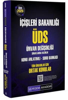 2026 İçişleri Bakanlığı ÜDS Ünvan Değişikliği Sınavlarına Hazırlık Konu Anlatımlı Soru Bankası Tüm Ü - 1
