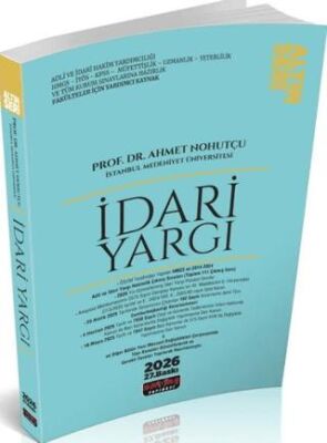 2026 İdari Yargı Konu Anlatımı - 1