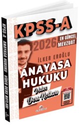 2026 KPSS-A Anayasa Hukuku Video Ders Notları - Dizgi Kitap