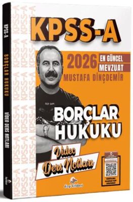 2026 KPSS A Borçlar Hukuku Video Ders Notları - 1