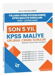 2026 KPSS A Grubu Maliye Orijinal Çıkmış Sorular Son 5 Yıl Çözümlü - 4T Yayınları
