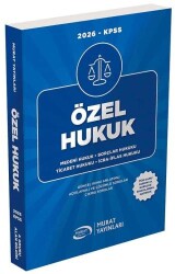 2026 KPSS A Grubu Özel Hukuk Konu Anlatımlı - Murat Yayınları