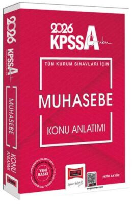 2026 KPSS-A Grubu Tüm Kurum Sınavları İçin Muhasebe Konu Anlatımı - 1