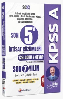 2026 KPSS A Son 5`li İktisat Son 7 Yıl Tamamı Çözümlü Orijinal Çıkmış Sorular 1. Kitap 2019-2025 - 1