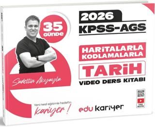 2026 KPSS-AGS 35 Günde Haritalarla Kodlamalarla Tarih Video Ders Kitabı - 1